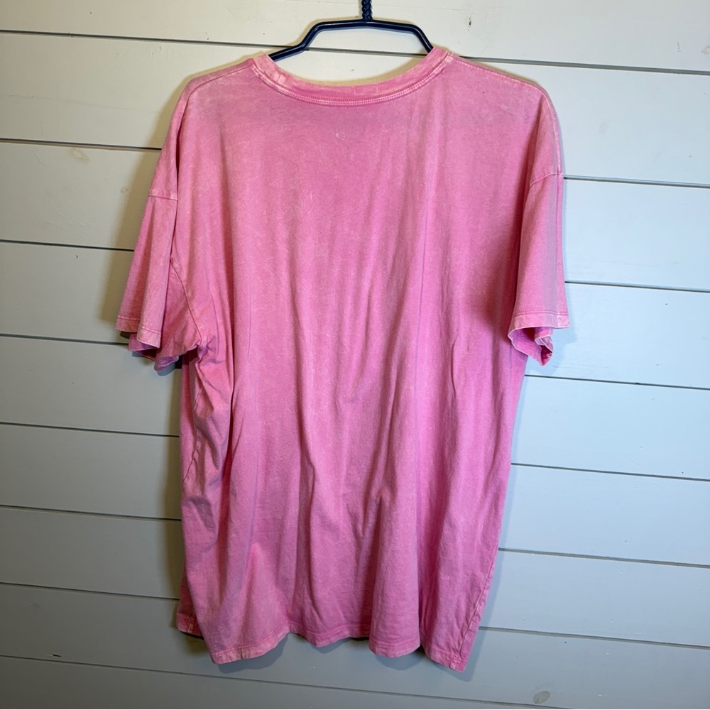 Hollister pink graphic‎ short sleeve tee Santa Clara women's size XL - Picture 2 of 5